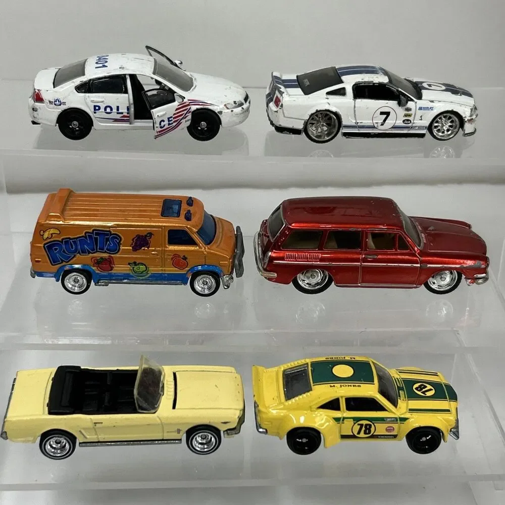 Hot Wheels Jada Premium Lot Impala Police Shelby GT500 VW Mustang Rubber Tires